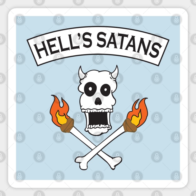 HELL'S SATANS Magnet by miniBOB